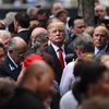 Hillary Clinton & Donald Trump Join Mourners At Ground Zero For September 11th Memorial